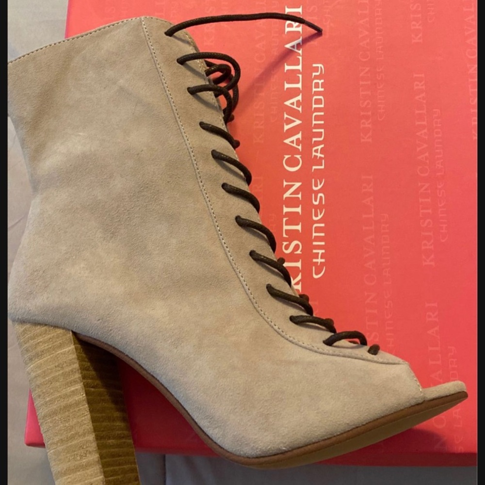 Lawless Bootie with Laces - Suade